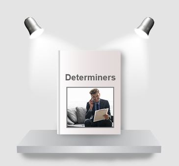 Grammar details on Determiners